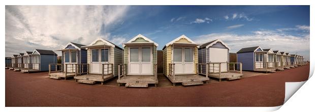 Beach Hut at St Annes Print by Roger Green