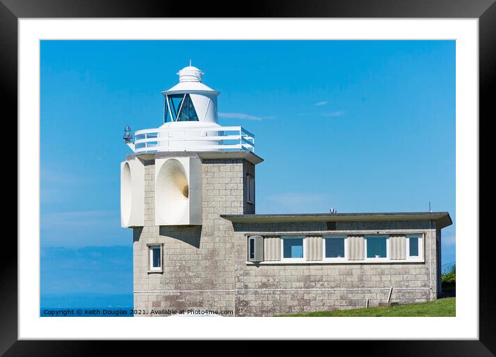 Bull Point Lighthouse, Devon Framed Mounted Print by Keith Douglas