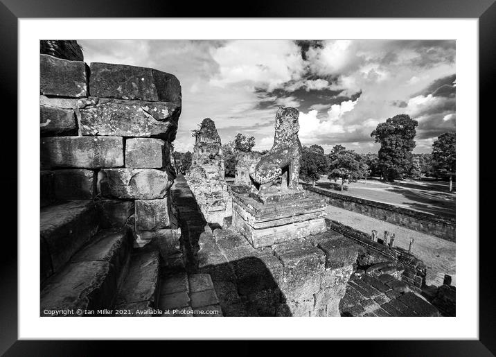Angkor, Cambodia Framed Mounted Print by Ian Miller