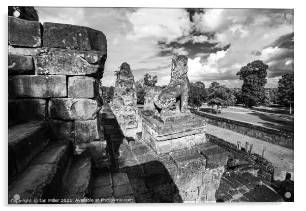 Angkor, Cambodia Acrylic by Ian Miller
