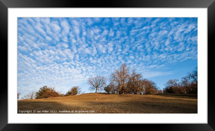 Sky cloud Framed Mounted Print by Ian Miller