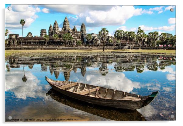 Angkor Wat Acrylic by Ian Miller