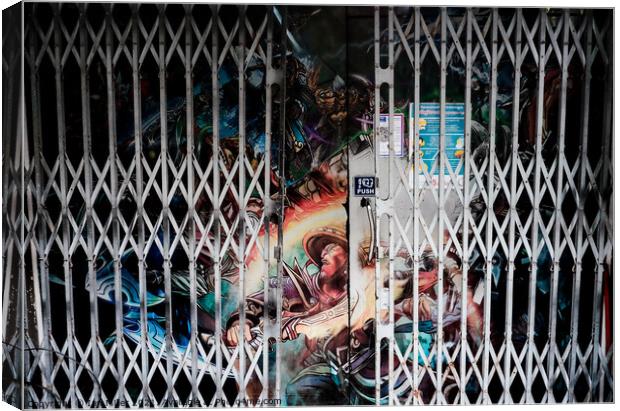 Gates Closed Canvas Print by Ian Miller