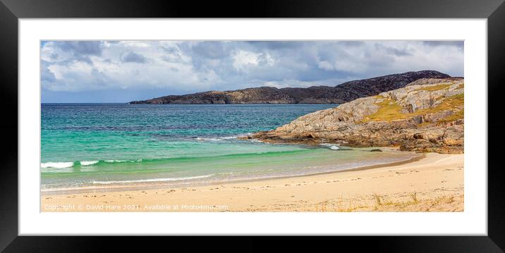 Scottish Beach Framed Mounted Print by David Hare