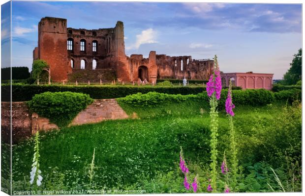 Kenilworth Castle Canvas Print by Nigel Wilkins