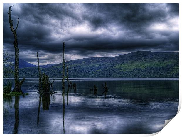 Loch Rannoch Reflections Print by Aj’s Images