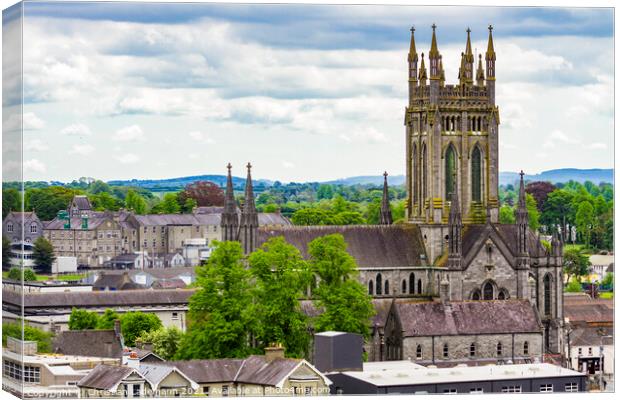 Kilkenny, St. Mary's Cathedral, Ireland Canvas Print by Christian Lademann