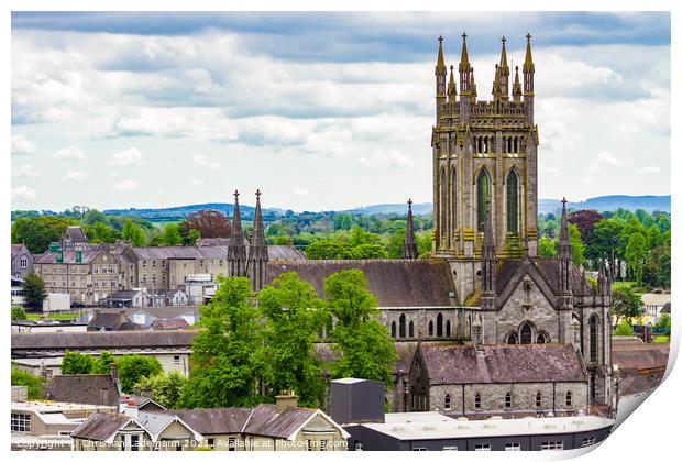 Kilkenny, St. Mary's Cathedral, Ireland Print by Christian Lademann