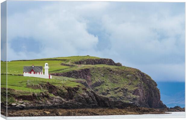 Dingle Lighthouse Ireland Canvas Print by Christian Lademann