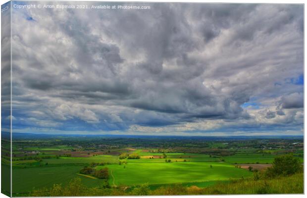 English countryside view  Canvas Print by Arion Espinola