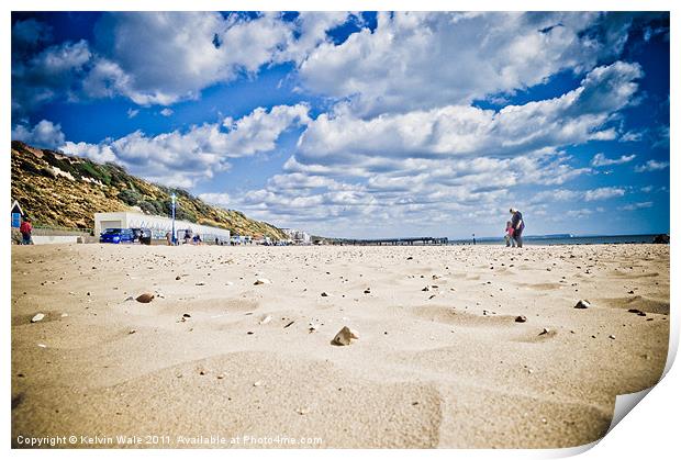 the beach at low level Print by Kelvin Futcher 2D Photography