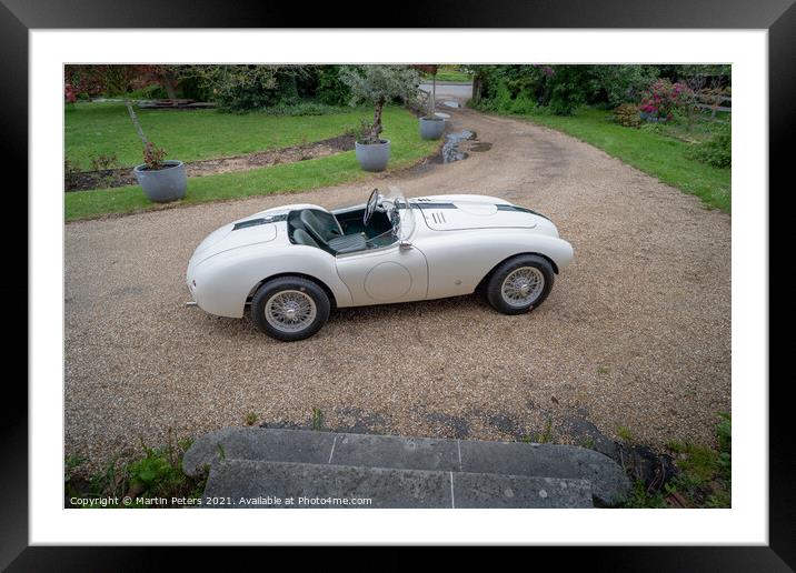 AC Barchetta Framed Mounted Print by Martin Yiannoullou