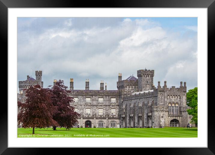 Kilkenny Castle, Kilkenny, Ireland, Framed Mounted Print by Christian Lademann