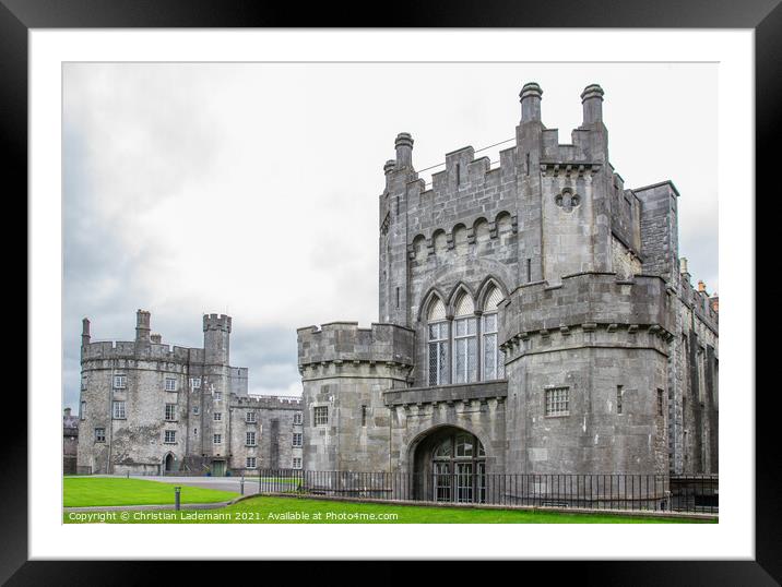 Kilkenny Castle, Kilkenny, Ireland Framed Mounted Print by Christian Lademann