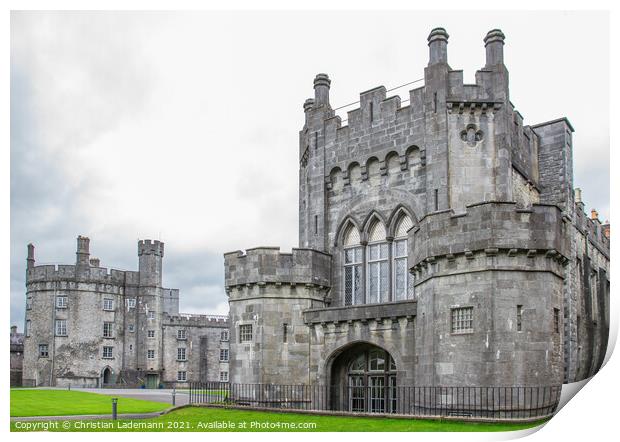 Kilkenny Castle, Kilkenny, Ireland Print by Christian Lademann