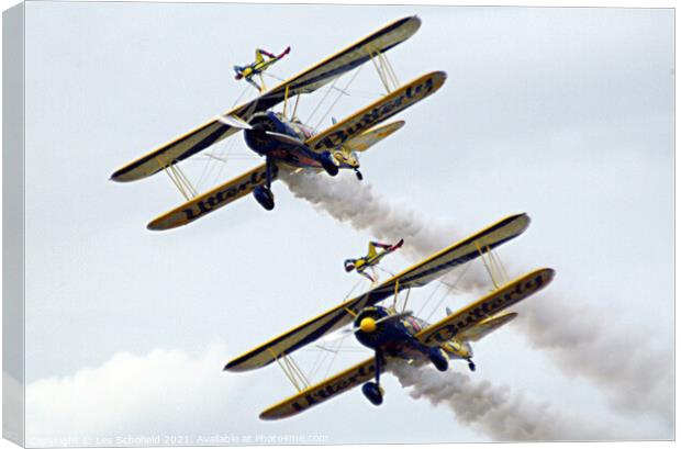 Utterly  Display team  Canvas Print by Les Schofield