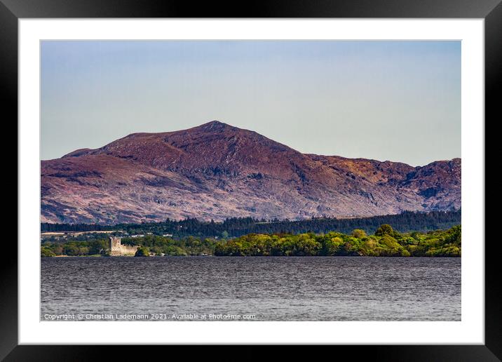 Lough Leane, Killarney National Park, County Kerry Framed Mounted Print by Christian Lademann