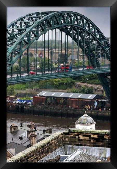Tyne Bridge  Newcastle Framed Print by David Thompson