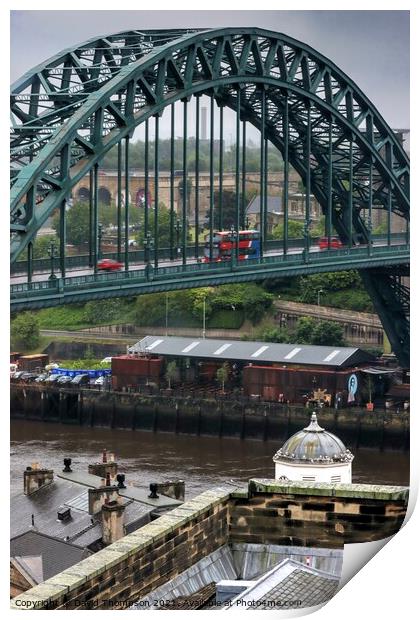 Tyne Bridge  Newcastle Print by David Thompson