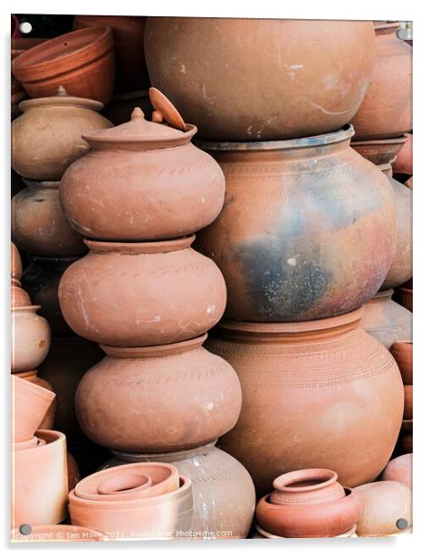 Pots Galor Acrylic by Ian Miller