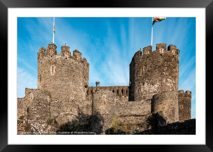 Castle Conway, North Wales, UK Framed Mounted Print by Ian Miller