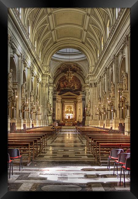 Palermo Cathederal Framed Print by Lynne Morris (Lswpp)