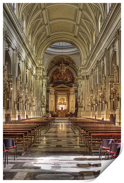 Palermo Cathederal Print by Lynne Morris (Lswpp)