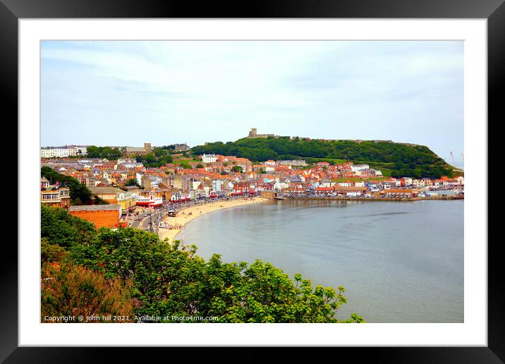 South Bay, Scarborough, Yorkshire, UK. Framed Mounted Print by john hill