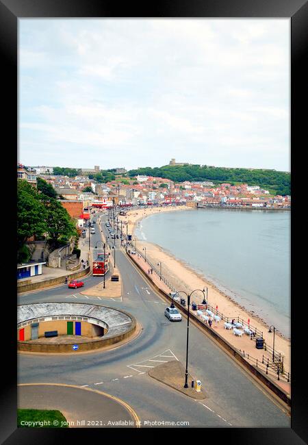 Foreshore road, Scarborough. Framed Print by john hill