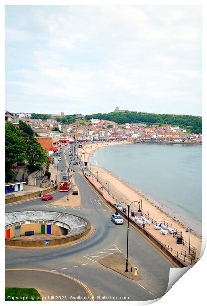 Foreshore road, Scarborough. Print by john hill