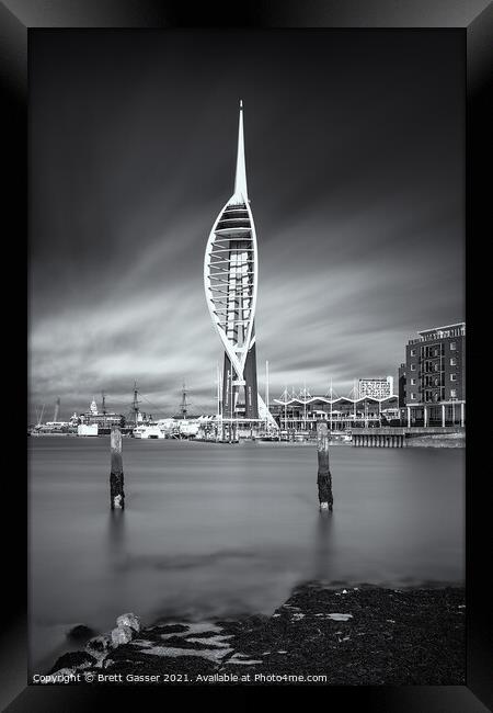 Portsmouth Spinnaker Tower Framed Print by Brett Gasser