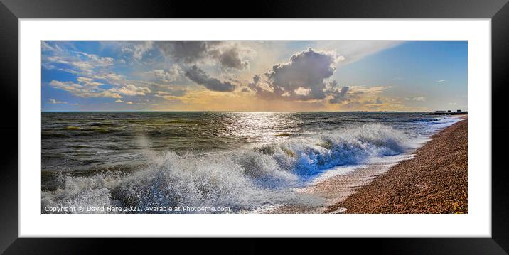 Fisherman's Beach Framed Mounted Print by David Hare