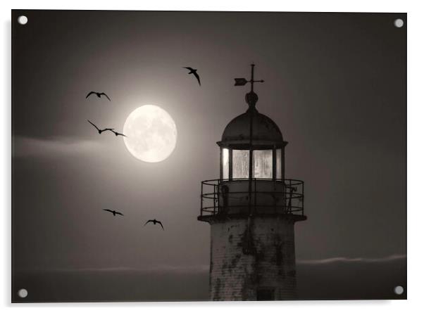 Moonlight Acrylic by Kevin Elias