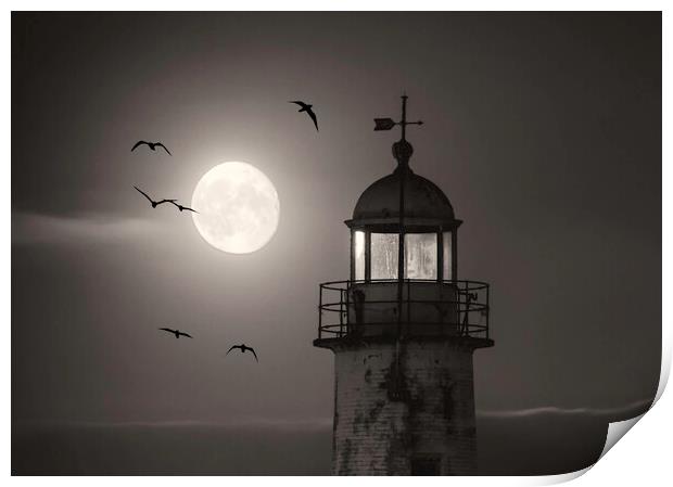 Moonlight Print by Kevin Elias