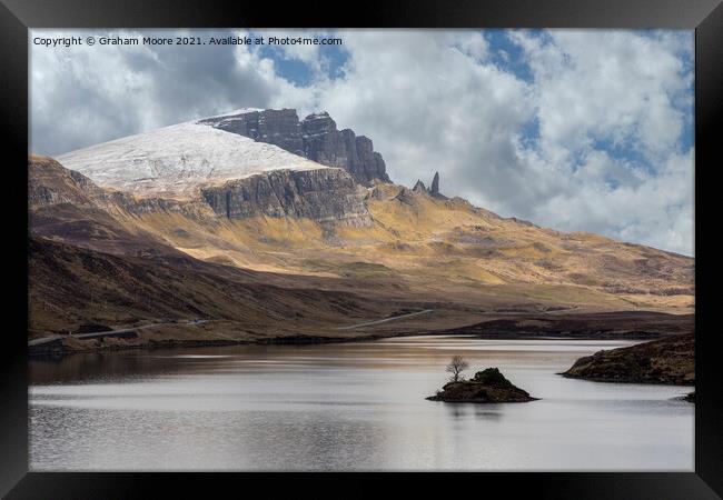 The Old Man of Storr Framed Print by Graham Moore