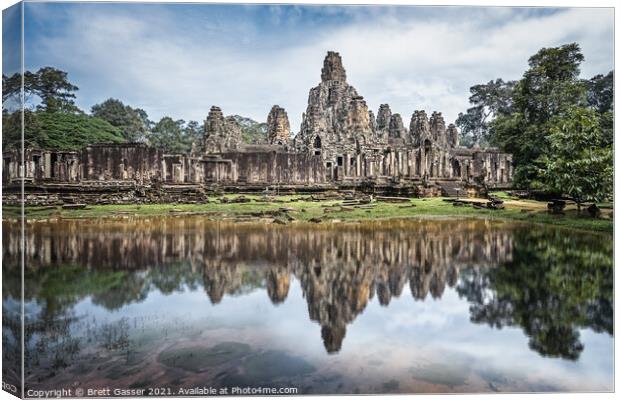 Angkor Thom Canvas Print by Brett Gasser