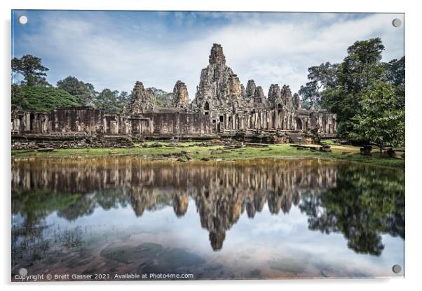 Angkor Thom Acrylic by Brett Gasser