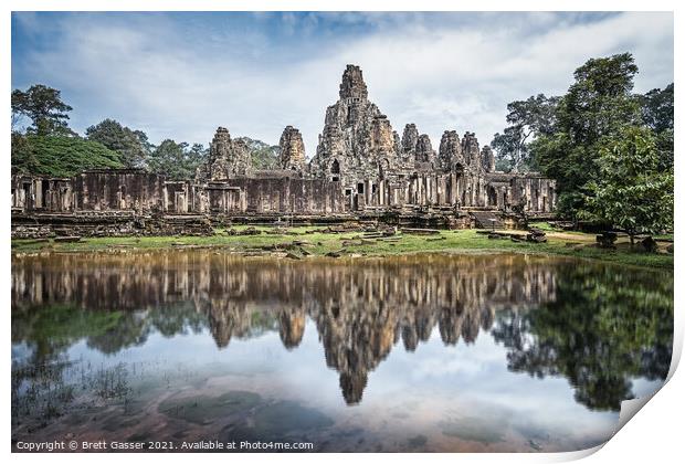 Angkor Thom Print by Brett Gasser