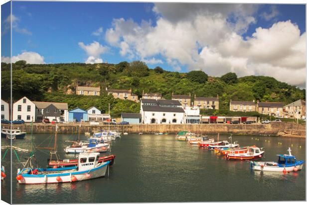 Porthleven Cornwall Harbour Canvas Print by Clive Eariss