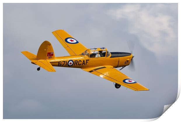 DHC1 Chipmunk Print by J Biggadike