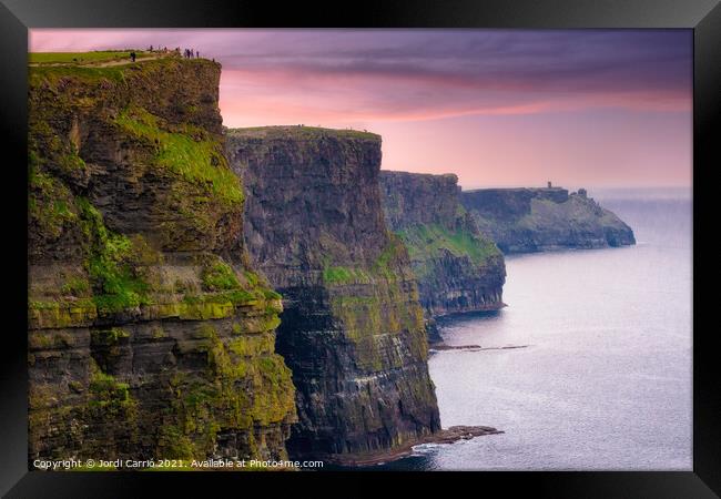 Cliffs of Moher tour, Ireland - 17 Framed Print by Jordi Carrio