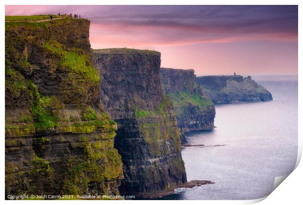Cliffs of Moher tour, Ireland - 17 Print by Jordi Carrio