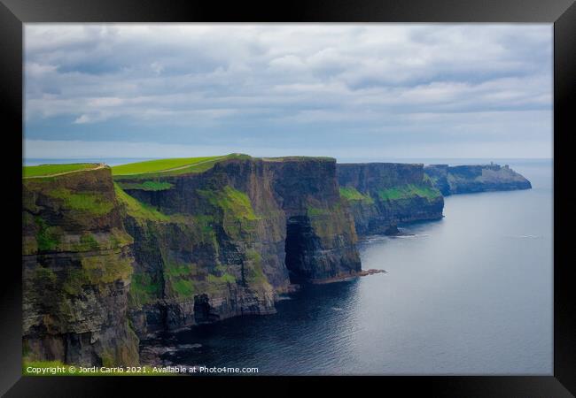 Cliffs of Moher tour, Ireland - 2 Framed Print by Jordi Carrio