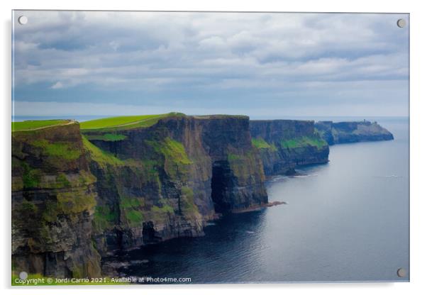Cliffs of Moher tour, Ireland - 2 Acrylic by Jordi Carrio