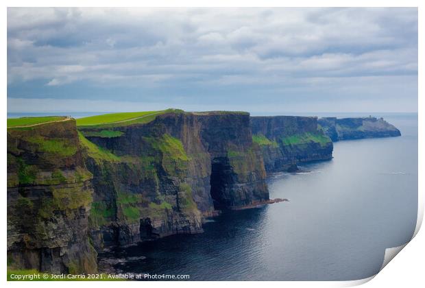 Cliffs of Moher tour, Ireland - 2 Print by Jordi Carrio