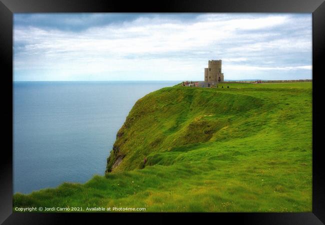 Cliffs of Moher tour, Ireland - 5 Framed Print by Jordi Carrio