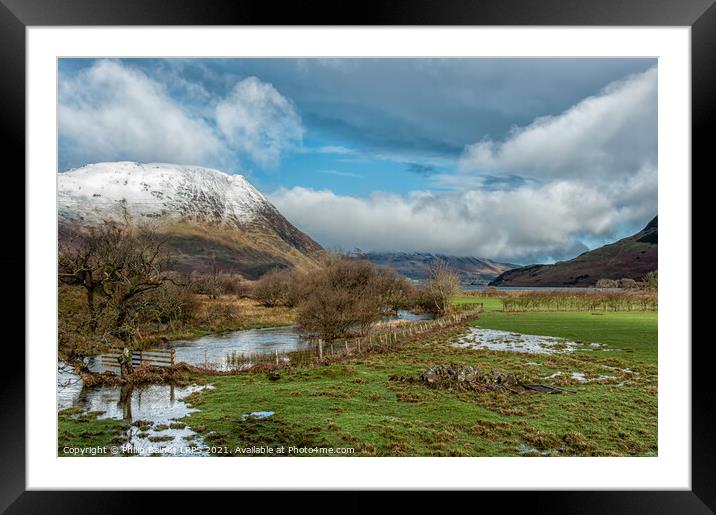 Buttermere Dubs Framed Mounted Print by Philip Baines