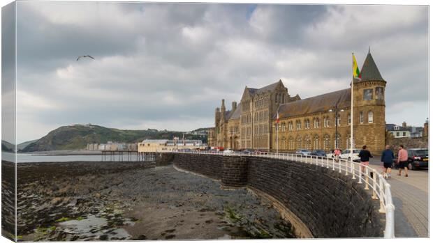 Aberystwyth Old College Canvas Print by Leighton Collins