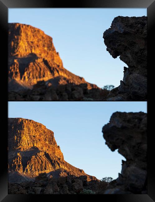 Volcanic gargoyle Tenerife Framed Print by Phil Crean