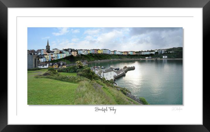 Beautiful  Tenby Framed Mounted Print by JC studios LRPS ARPS
